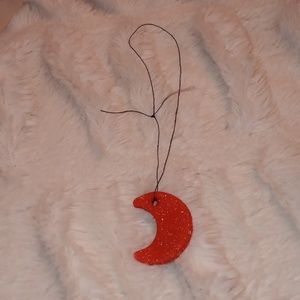 Handmade moon ornament